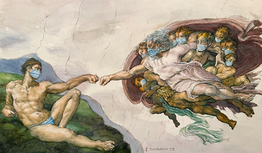The Creation of Adam (Post-Pandemic)