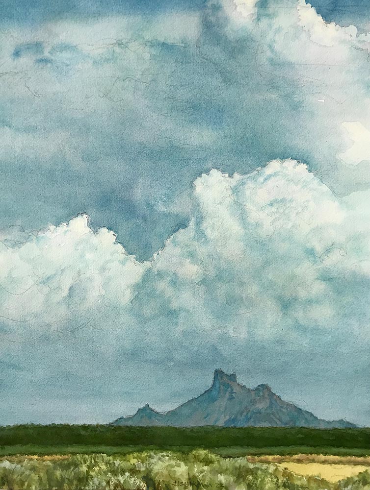 Thunderclouds Over Picacho Peak