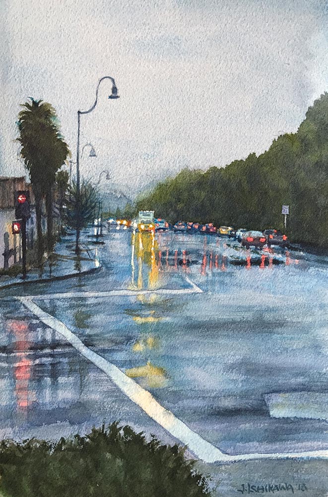 Rainy Day Traffic