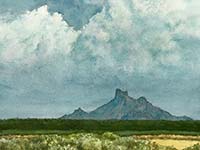 Thunderclouds Over Picacho Peak